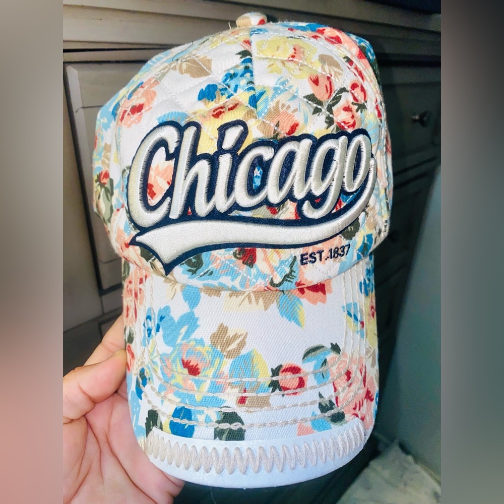 Robin‎ Ruth Chicago Baseball Cap-OS-Floral - Picture 5 of 9